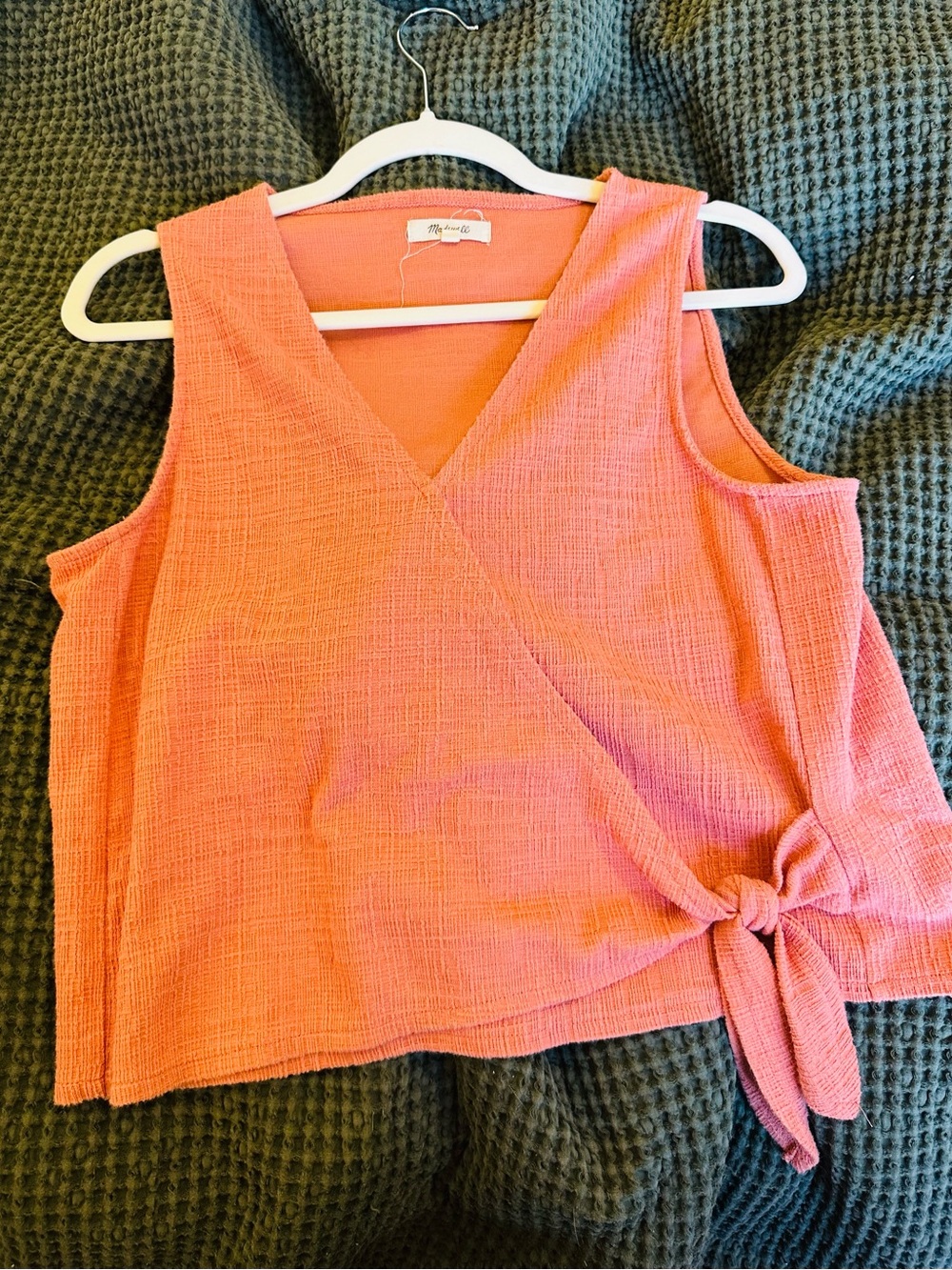 Madewell - Sweet Dahlia Wrap-Tie Tank Top size M